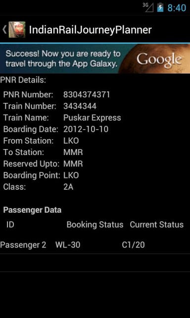 Indian Rail Journey Live截图2