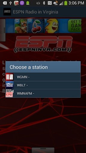 ESPN in Virginia - WGMN 1240 AM截图3