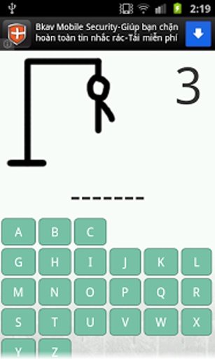 Hangman style Free game截图7