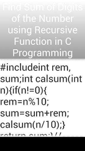 BASIC C PROGRAMS截图3