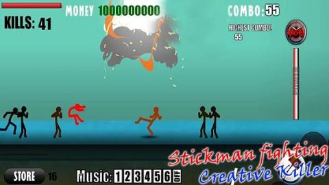 Stickman fighting - Creative Killer截图1