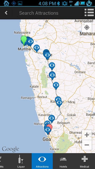 Road Trips Nearby Places Maps截图8