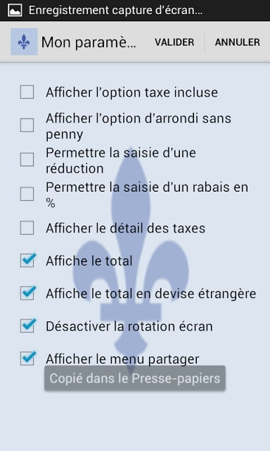 Tip, Taxes et Partage截图3