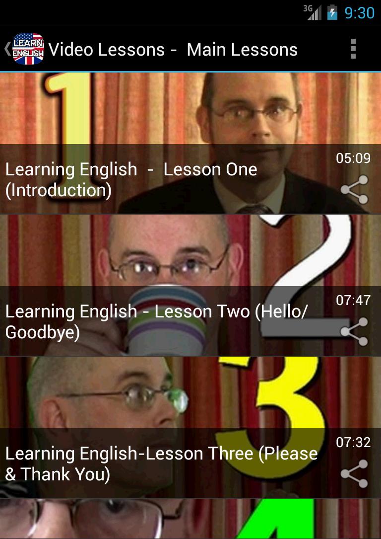 学习英语视频课程截图1
