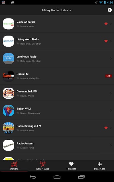 Radio Malaysia online截图10