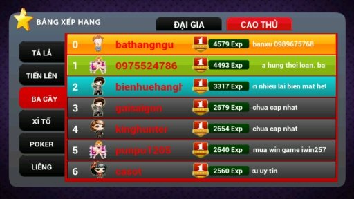 Game b&agrave;i d&acirc;n截图5