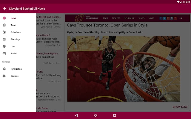 Cleveland Basketball News截图4