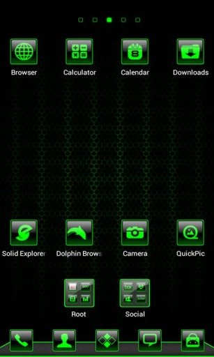 Mean Green Theme Go Launcher截图11