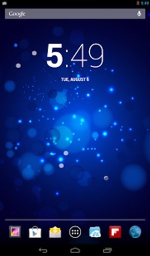 Blue Bokeh Live Wallpaper截图2