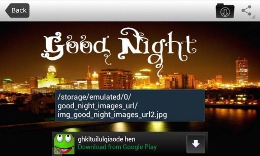 Good Night Images Greeting SMS截图3