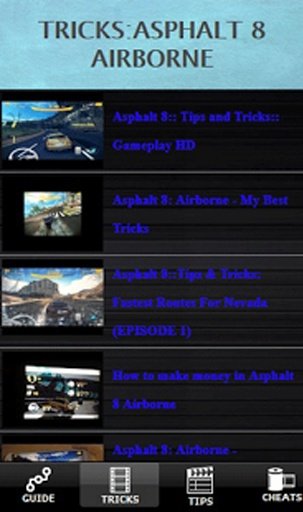 TIPS &amp; TRICKS ASPHALT 8 RC截图2