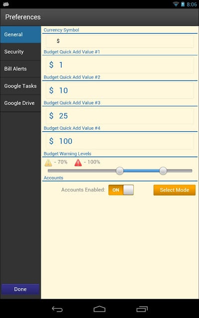 Bills Vs Income Free截图1