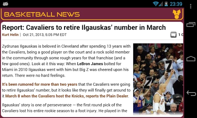 Cleveland Basketball News截图5