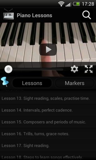 Piano lessons on video截图6