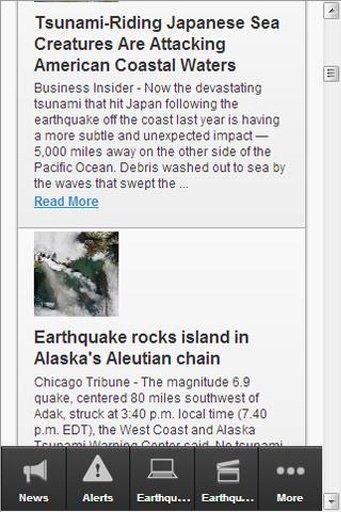 Earthquake and Tsunami News截图1