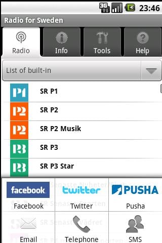 Radio for Sweden (free app)截图8