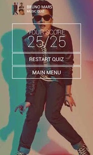 Bruno Mars Music Quiz截图4