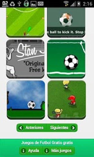 Juegos de f&uacute;tbol Gratis截图5