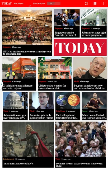 TODAY Tablet News App截图4