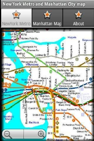 纽约地铁运行图 纽约地图截图1