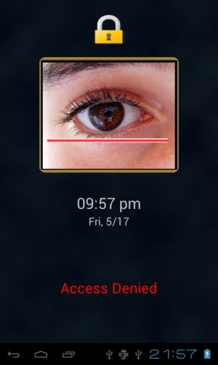 Eye Scanner Lock Screen Free截图5