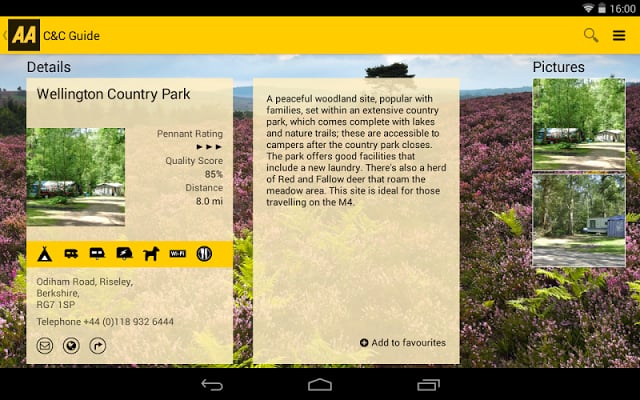 AA Caravan &amp; Camping Guide截图1