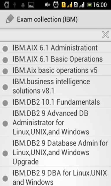 Exam cpllection (IBM)截图1