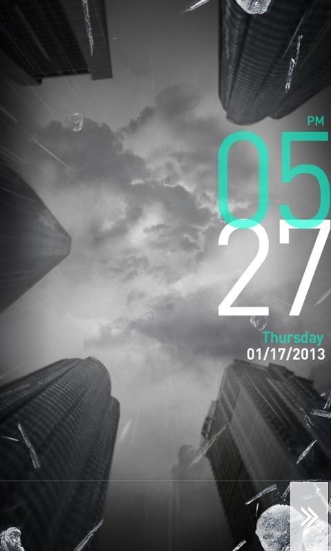 MxLock Theme Sky_Hail截图2