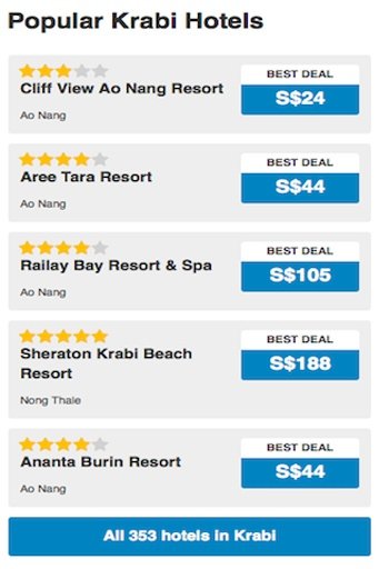 Krabi Hotels Booking Cheap截图3