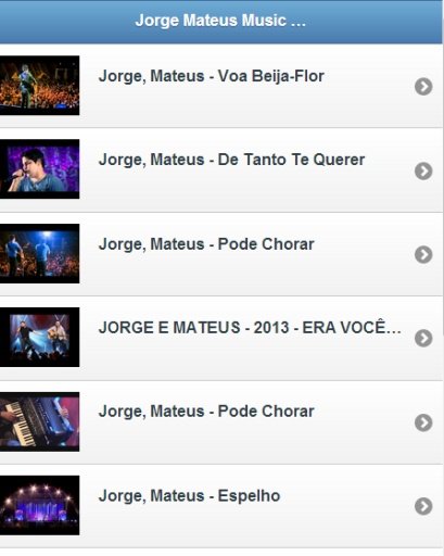 Jorge Mateus Fans截图3