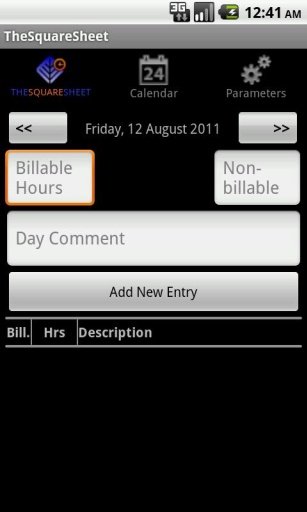 Timesheet - TheSquareSheetFree截图1