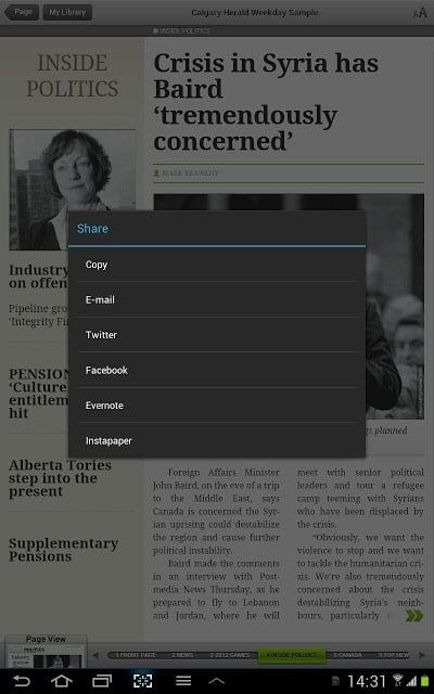 Calgary Herald ePaper截图4