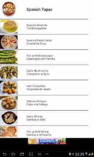 Spanish Tapas Recipes截图8