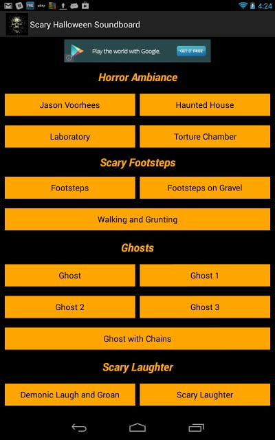 Scary Halloween Soundboard截图2