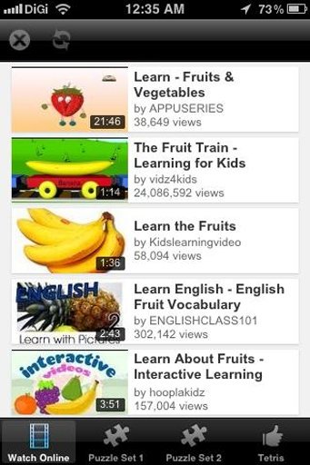 Kids Preschool Learns Fruits截图1