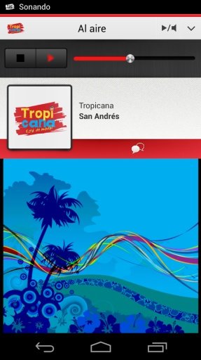 Tropicana FM para Android截图3