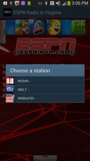 ESPN in Virginia - WGMN 1240 AM截图4