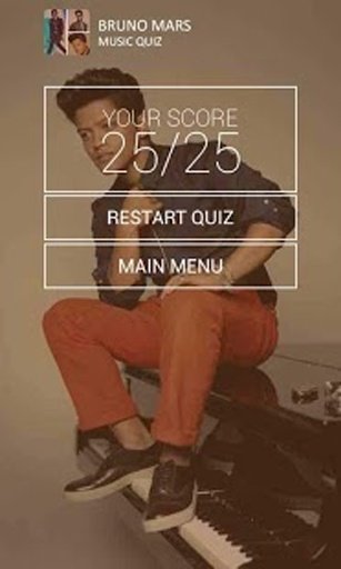 Bruno Mars Music Quiz截图2