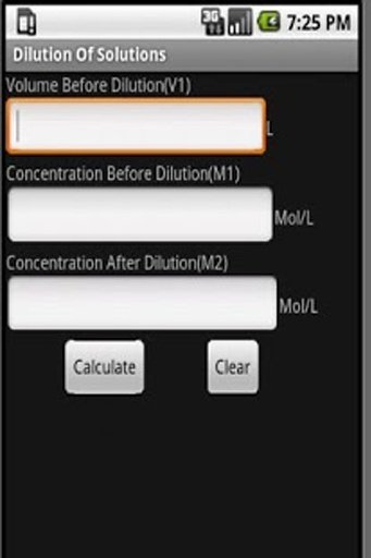 Chemistry Calculators截图1