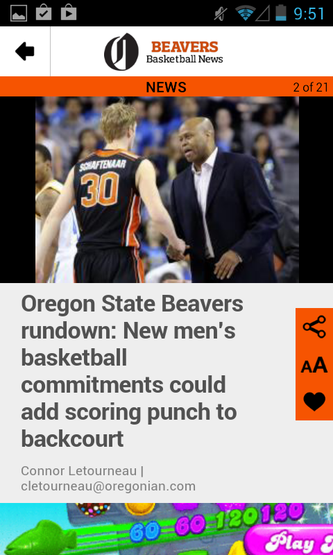 OregonLive.com: OSU Hoops News截图3