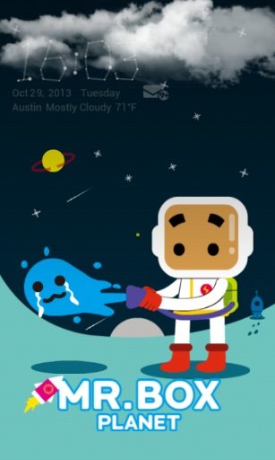 Space Travel Live Locker Theme截图8