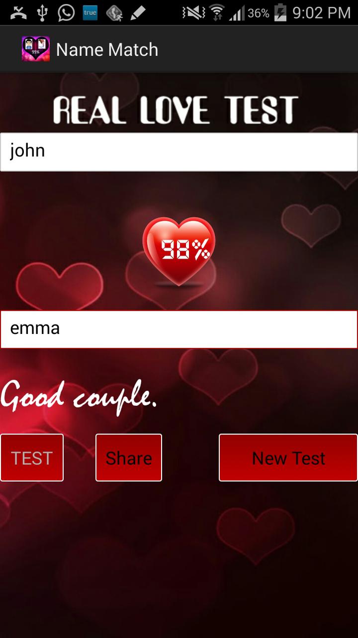 真正的爱情测试计算器截图4