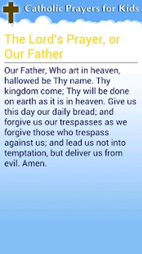 Catholic Prayers for Kids截图3