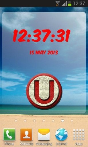 Universitario Digital Clock截图2