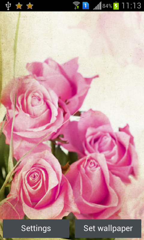 HD Flowers Live Wall Paper截图3