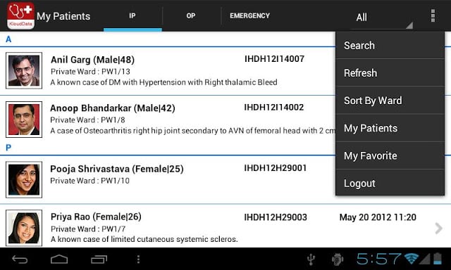 mMR (mobile Medical Records)截图7