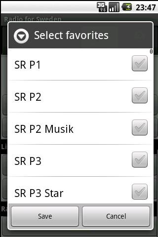 Radio for Sweden (free app)截图5