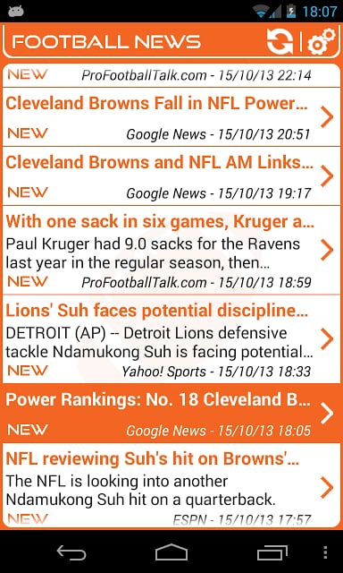 Cleveland Football News截图1