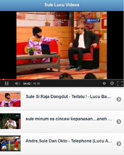 Sule Lucu Videos截图3