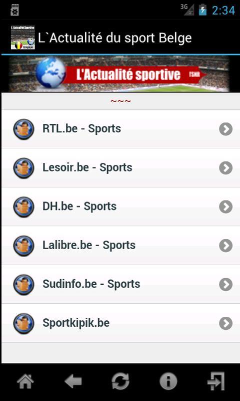 Sport - Belgique截图2